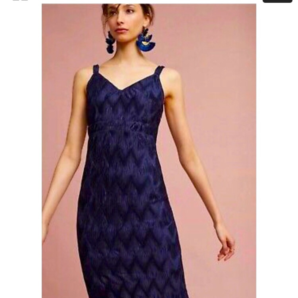 EUC Anthropologie Eri + Ali Trixie Plisse dress.